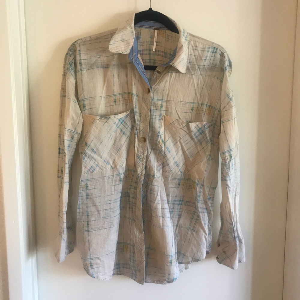 Like New - FREE PEOPLE Button-up Shirt